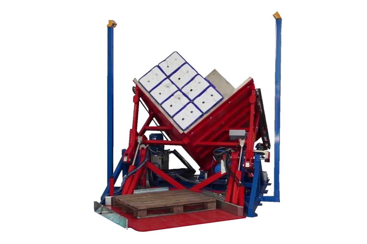Pallet Tipper for Safe Pallet Exchanging Top Industries Inc