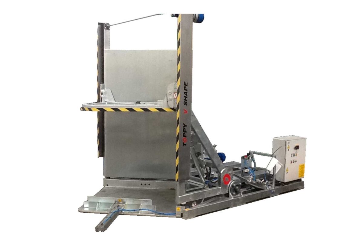 Pallet Tipper for Safe Pallet Exchanging Top Industries Inc