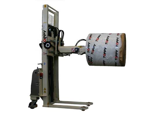 Roll Turner - Effortlessly lift and rotate paper reels with Toppy Web roll turner.