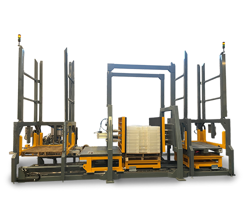 Discover the next level of logistics efficiency with our advanced pallet changer solution