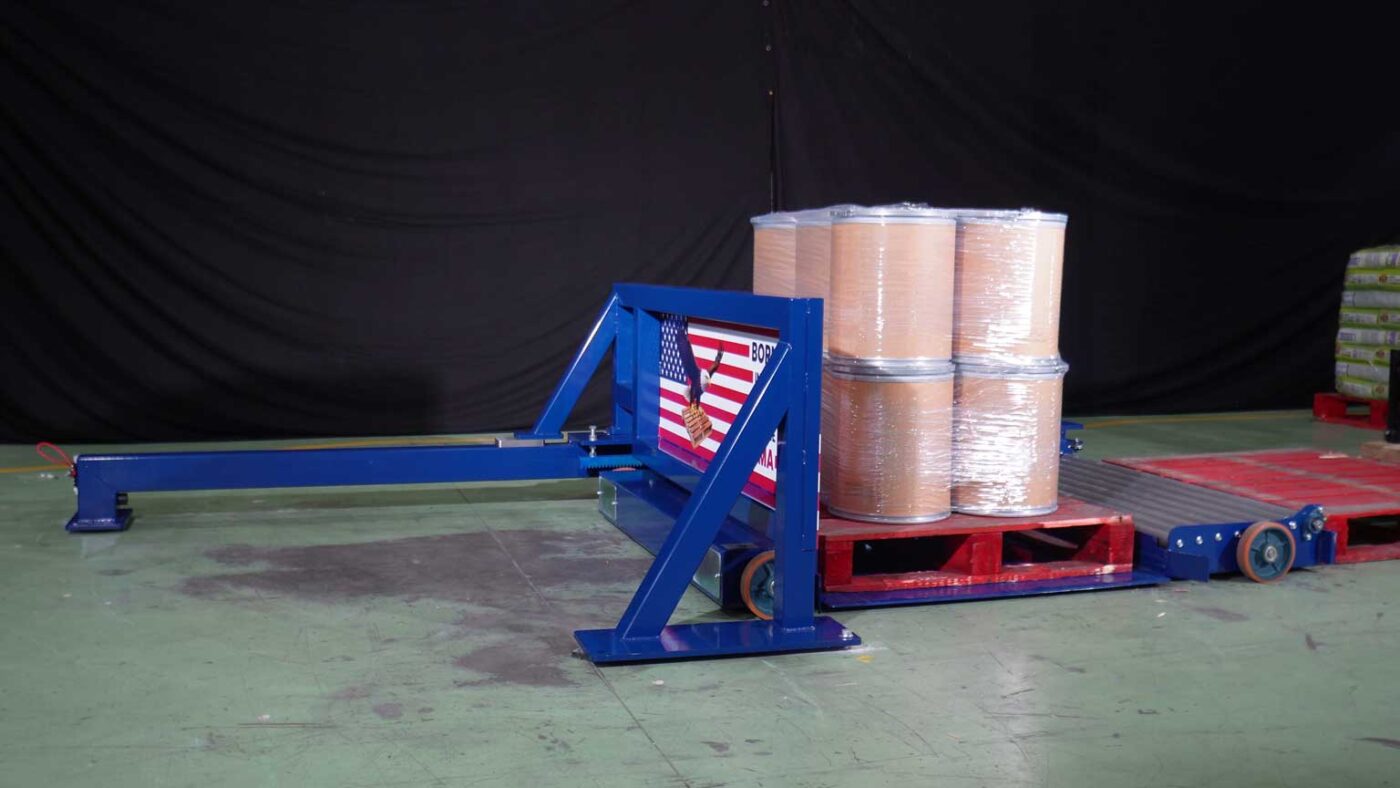 EAGLE MOVER industrial pallet changer for automated pallet exchange in warehouse logistics